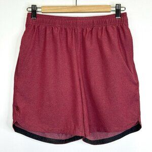 Rhone Training Shorts Mens Small Red Athletic Stretch CrossFit Running 7" Inseam